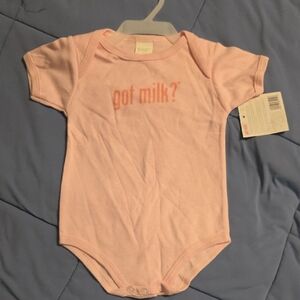 Got Milk? Pink Baby Bodysuit
